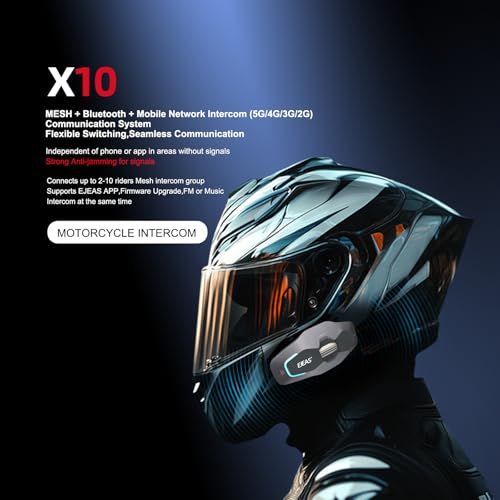 X10 Motorcycle Helmet Bluetooth Headset Speakers Headphone