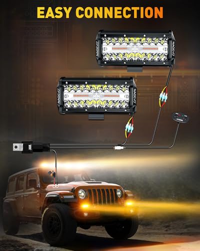 7 Inch LED Light Bar (2 Count)