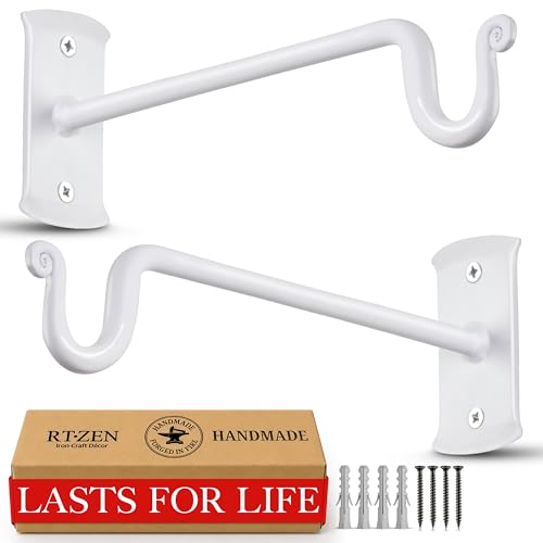 Plant Hangers Outdoor or Indoor Heavy Duty Wall Bracket Hooks (2 Count)