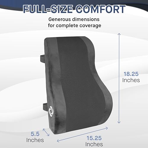 Ergonomic Lumbar Support Pillow for Office Chair and Car Seat