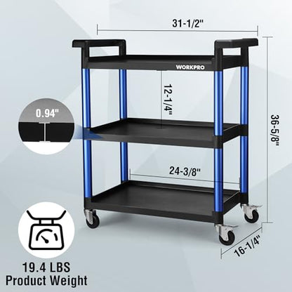 3 Tier Service Utility Cart