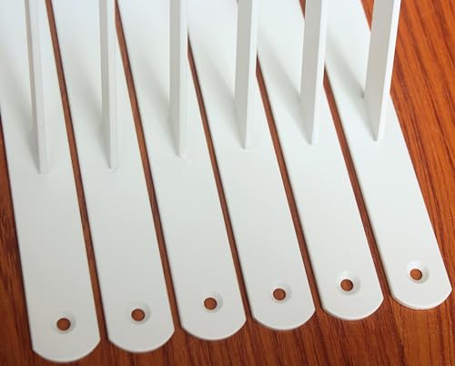 16 Pack L16 x H 10" White Heavy Duty Shelf Brackets with Screws Metal Shelf Brackets Shelf Support Angle Brackets for Shelves L Brackets Heavy Duty Floating Shelf (16 Count)
