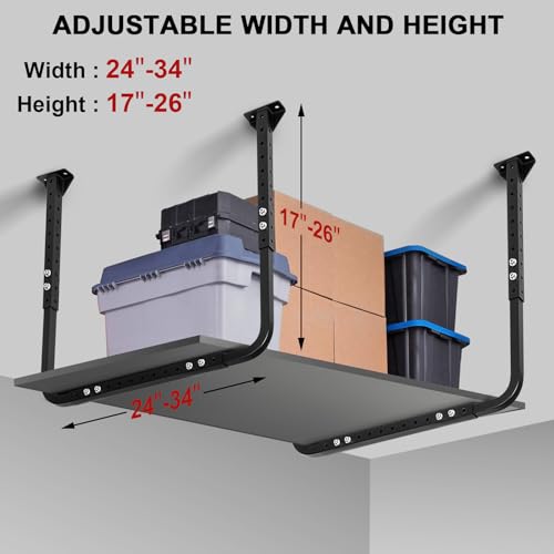 Adjustable Garage Ceiling Storage Racks