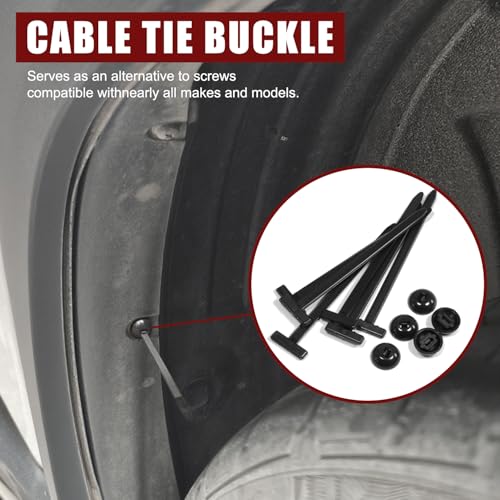200 Pack Nylon Universal Cable Tie Buckle Zip Tie (200 Count)