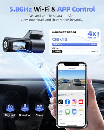 4K Dash Cam Front and Rear