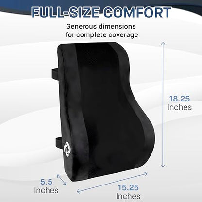 Lumbar Support Pillow Mid and Lower Back with Cooling