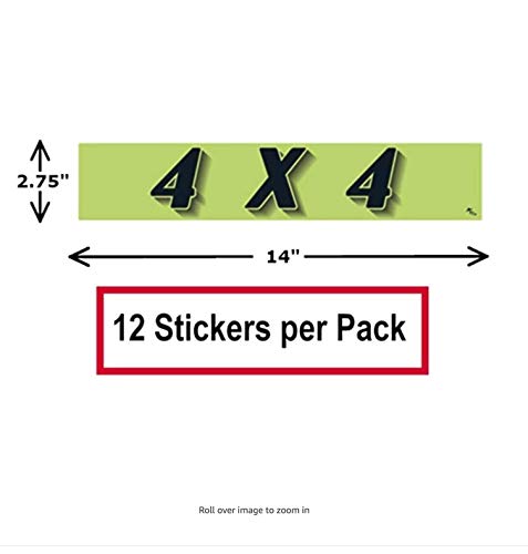 Ez line Vinyl Windshield Stickers 3 Dozen 15 Inch Chartreuse Slogan Dealership Pro Pack for Car Lots (36 Count)