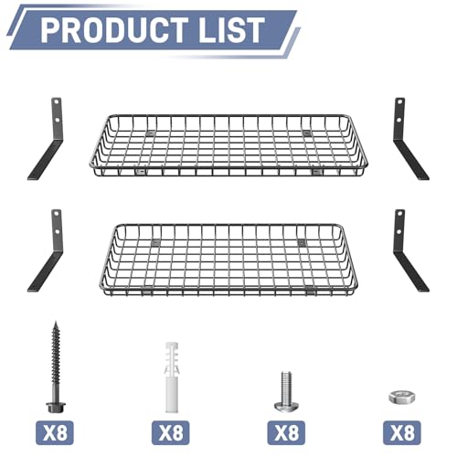 12x24 inch Wall Shelves