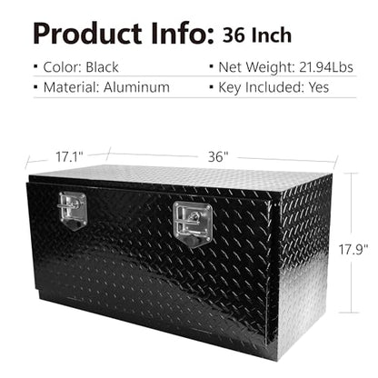 36 Inch Heavy Duty Aluminum Truck Tool Boxes for Bed of Truck