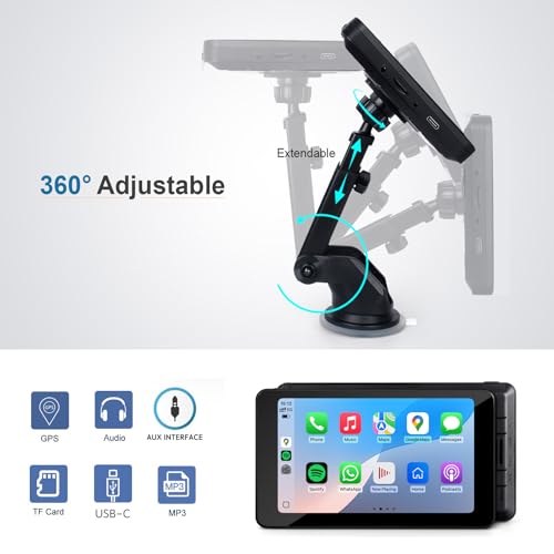 Wireless Car Stereo Compatable with Apple CarPlay and Android Auto