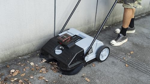 Battery Powered Artificial Grass & Hard Surface Sweeper