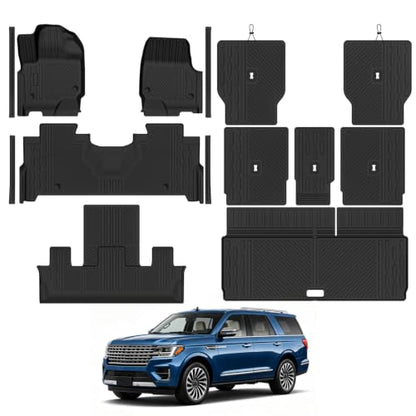 Custom Fit Floor Mats for Ford Expedition 7 Seats 2025