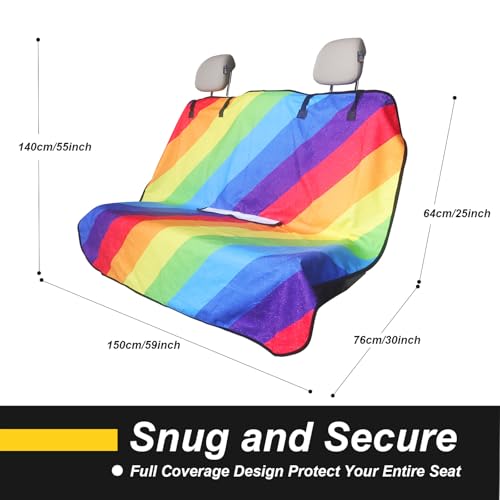 Back Seat Cover for Car Trucks Van SUV Jeep