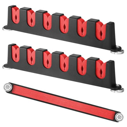 2 Pcs Magnetic Fishing Rod Holder for Car Fishing Pole Rack Vertical Rod Storage Holders for Truck Bed Boat Wall Garage Door (2 Count)