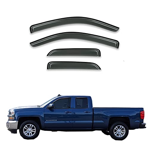Tape On Rain Guards for Silverado