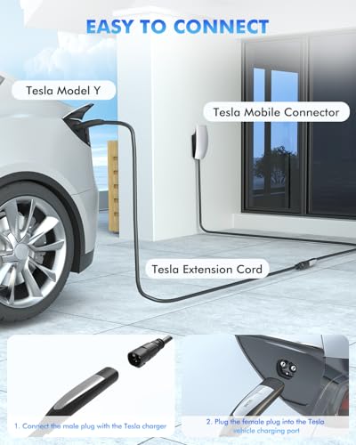 EV Charger Extension Cable for Tesla