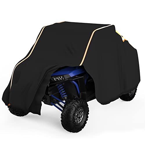UTV Cover 2 Seater Heavy Duty Medium Size Compatible with Polaris RZR General (60.0426 Sq Ft)