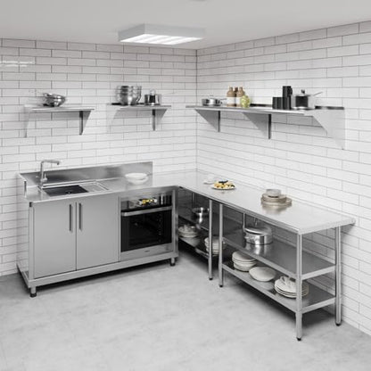 18 in. x 72 in. Stainless Steel Wall Mount Shelf