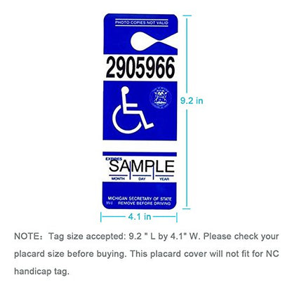 Handicap Placard Holder (2 Count)