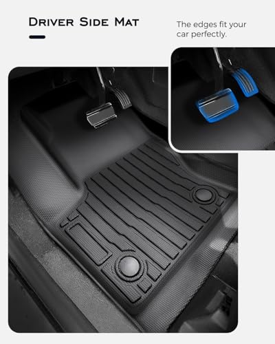 Custom Fit Floor Mats & Cargo Liner & Rear Seat Back Protectors for Ford Escape 2013 (3 Count)
