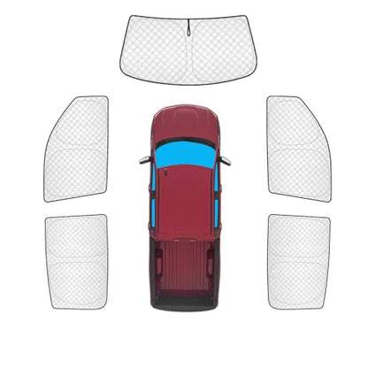 5pcs Thicken Sun Shades for Chevy Silverado 1500 2014