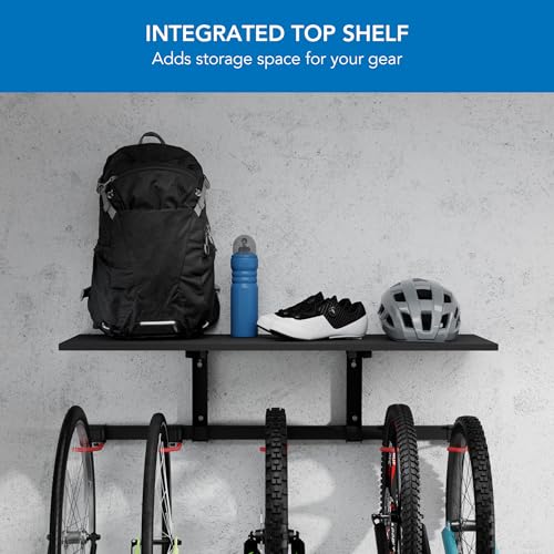 WheelsUp Bike Storage Rack with Shelf