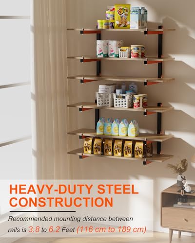 Lumber Storage Rack Wall (6 Count)