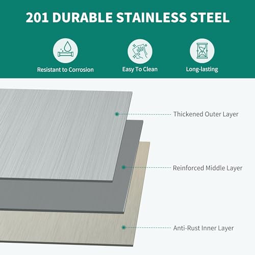 NSF Stainless Steel Shelves (5 Count)