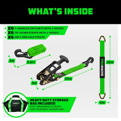 Car Hauler Tie Down Straps