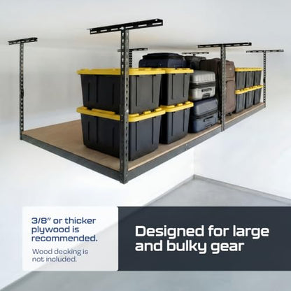 MonsterRax 4x8 Overhead Storage Rack Frame Kit