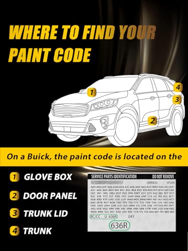 Touch Up Paint for Buick White Frost Tricoat