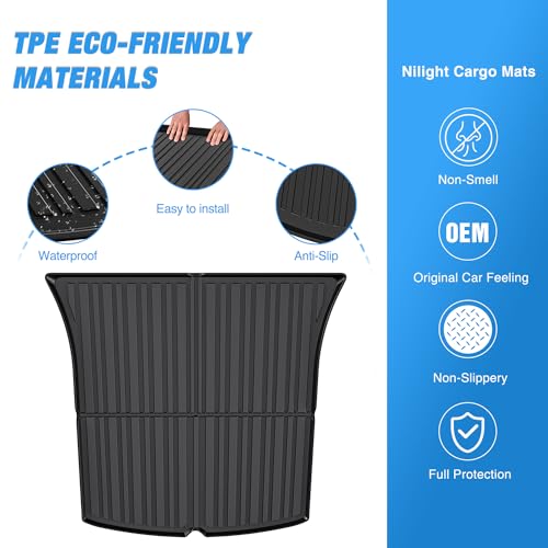 Cargo Mats for Tesla Model Y 5 Seat