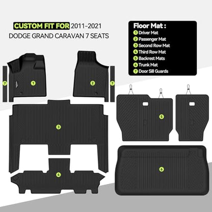 All Weather Floor Mat Set for 2008