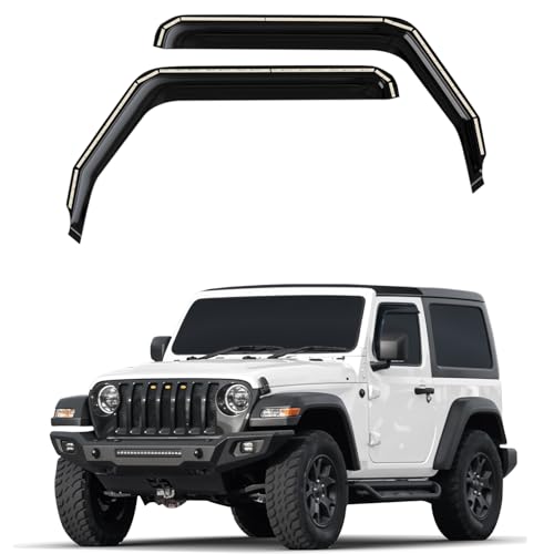 Window Deflectors Smoke Tinted in (2 Count)