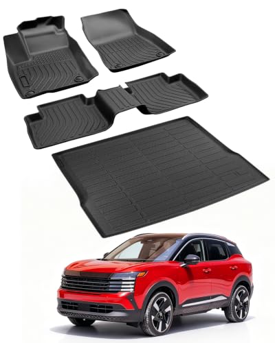 Car Floor Mats for Nissan Kicks 2025 2026 4PCS Set (4 Count)