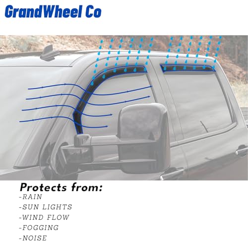 Window Deflectors Smoke Tinted In (4 Count)
