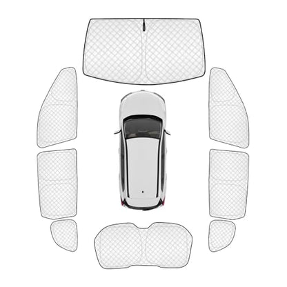 8pcs Thicken Sun Shades for Nissan Rogue