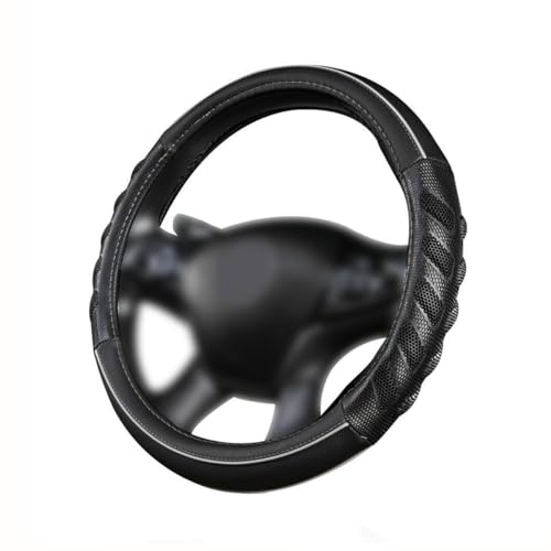 car Steering Wheel Cover Faux Leather Massage Universal fit 3D Honeycomb Hole Anti