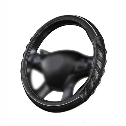 car Steering Wheel Cover Faux Leather Massage Universal fit 3D Honeycomb Hole Anti