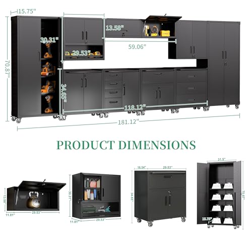 Garage Storage Cabinet System