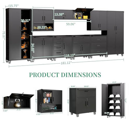 Garage Storage Cabinet System