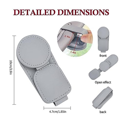 2 Pack Sunglasses Holder for Car Visor