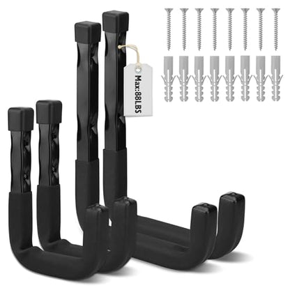Heavy Duty Garage Storage Hooks (4 Count)