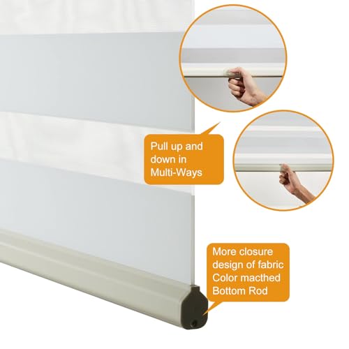 Cordless Zebra Blinds for Windows Free
