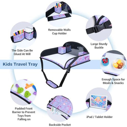 Kids Travel Tray for Toddler Car Seat