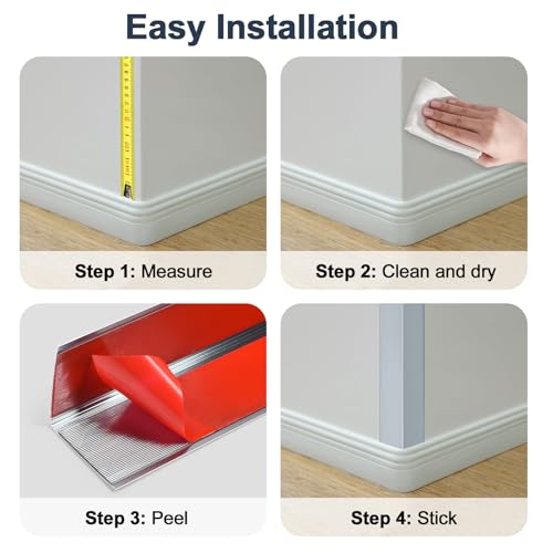 4PCS 45" Aluminum Metal Corner Protectors (4 Count)