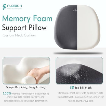 Seat Cushion & Lumbar Support Pillow
