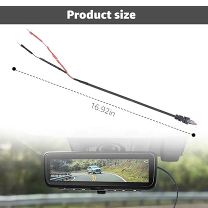RJ11 Mirror Tap Radar Detector Power Cord for Escor Uniden & More