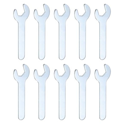 10pcs Small Open End Wrench 10x70x1.8mm Metric U (10 Count)