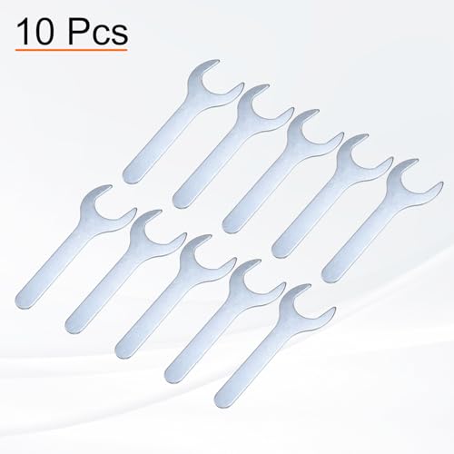10pcs Small Open End Wrench 30x138x2.2mm Metric U (10 Count)